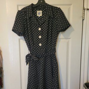Pretty Rero Polka dot day dress